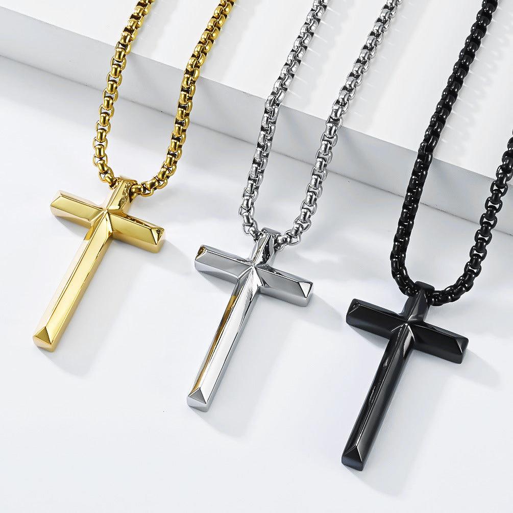 Vintage Cross Pendant Necklace