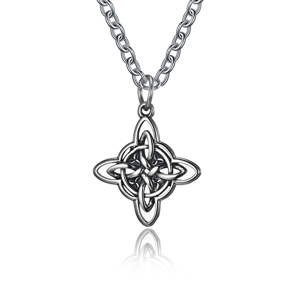 Amazon Vintage Stainless Steel Viking Celtic Knot Necklace