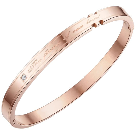 Planderful Jewelry Steel Couple Bracelet For Him And Her Gift For Boyfriend Girlfriend