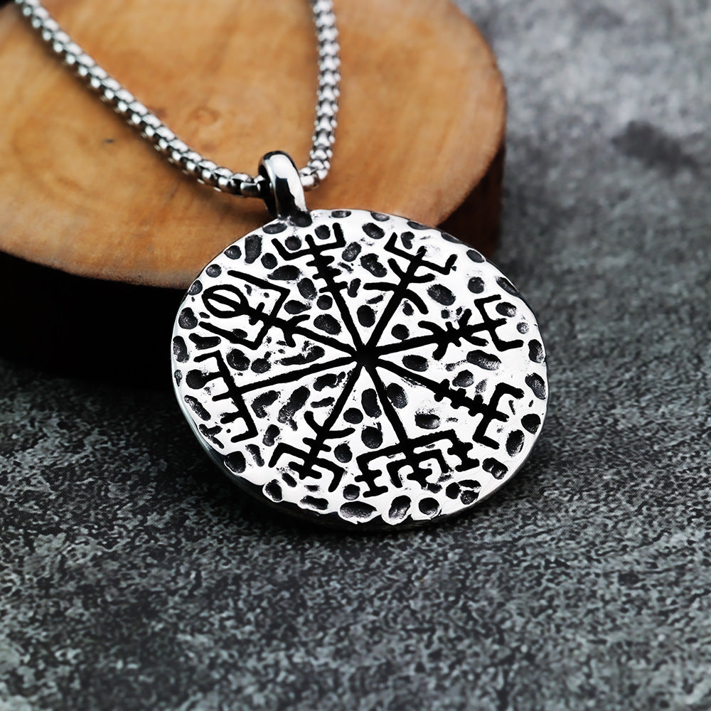 European And American Style Retro Compass Pendant Jewelry