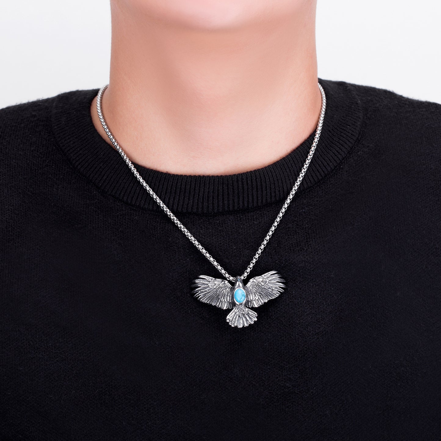 Steel Necklace – Statement Men's Street Style