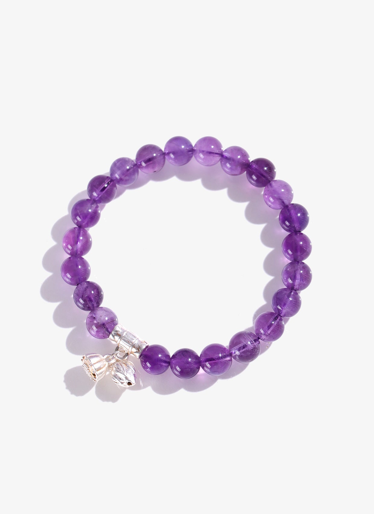 Planderful Fortune's Favor Bracelet – Premium Amethyst Beaded Design