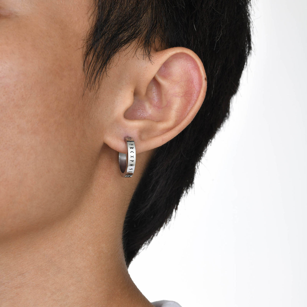 Stainless Steel Viking Earrings