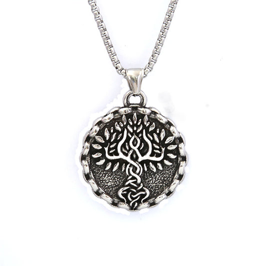 AliExpress New Hip Hop Tree of Life Titanium Steel Pendant