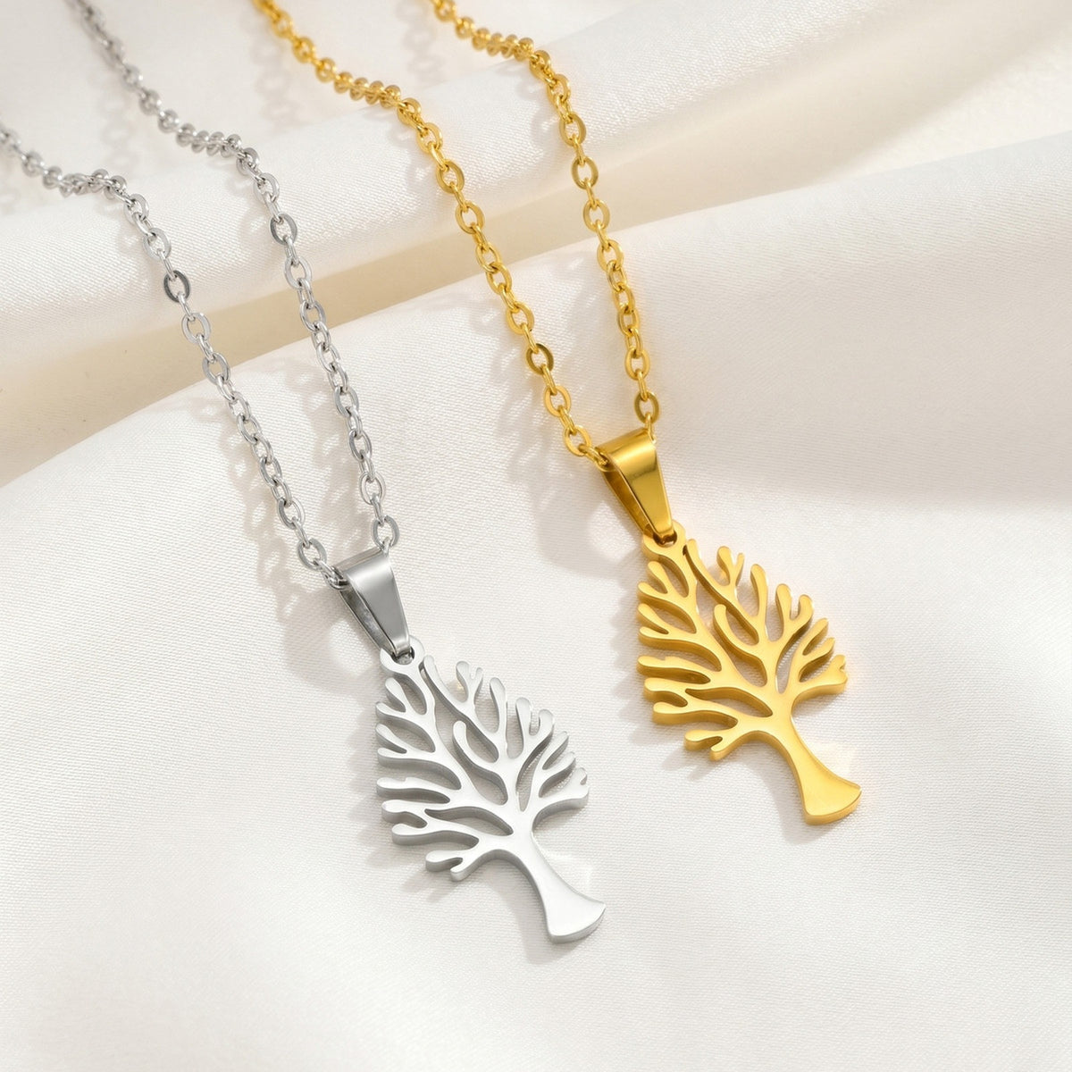 Tree of Life Stainless Steel Necklace for Men