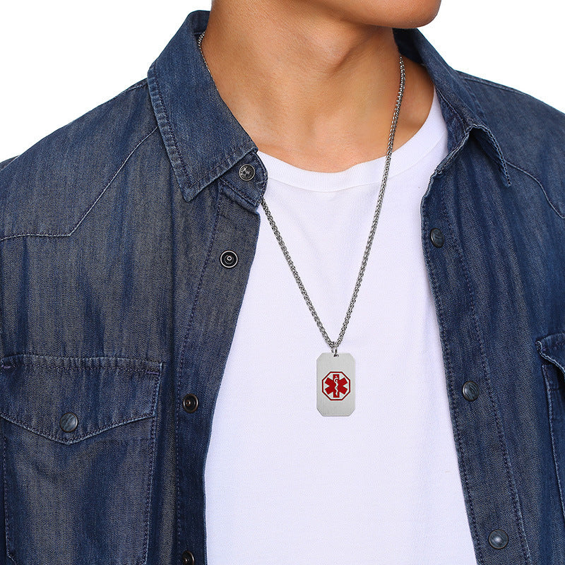 European And American Cross-Border E-Commerce Stainless Steel Pendant For Men