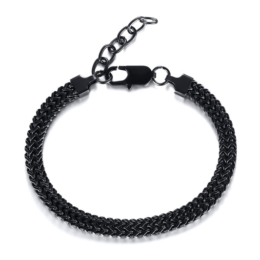 Men's Simple And Fashionable Stainless Steel Chain Bracelet