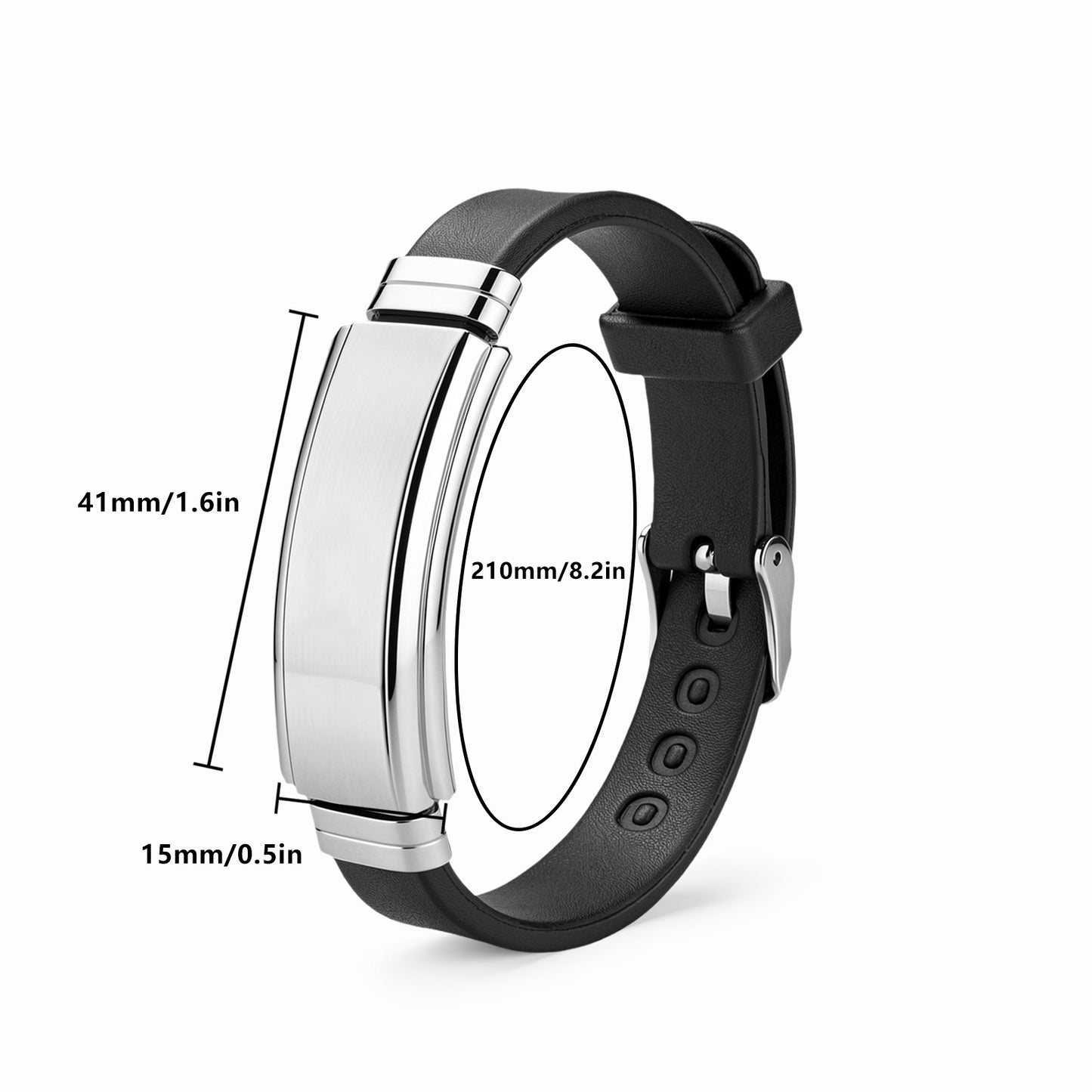 Mens Stainless Steel Bracelet Everyday Genie By Planderful Unisex Trendy Jewelry Protection Statement