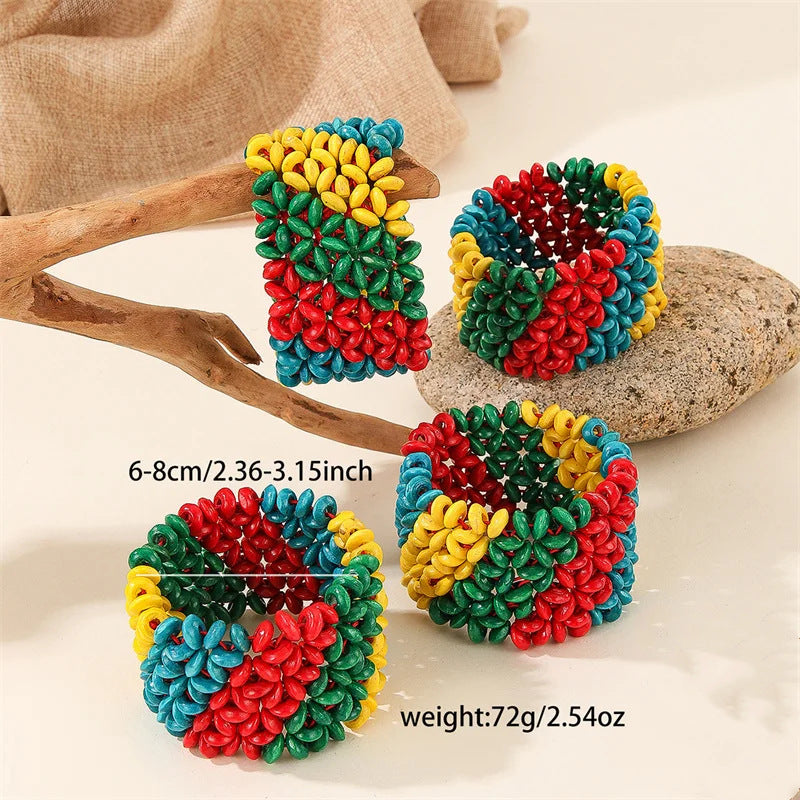 Planderful Savanna Rhythms Bracelet – Unique Jamaican Wood Beads