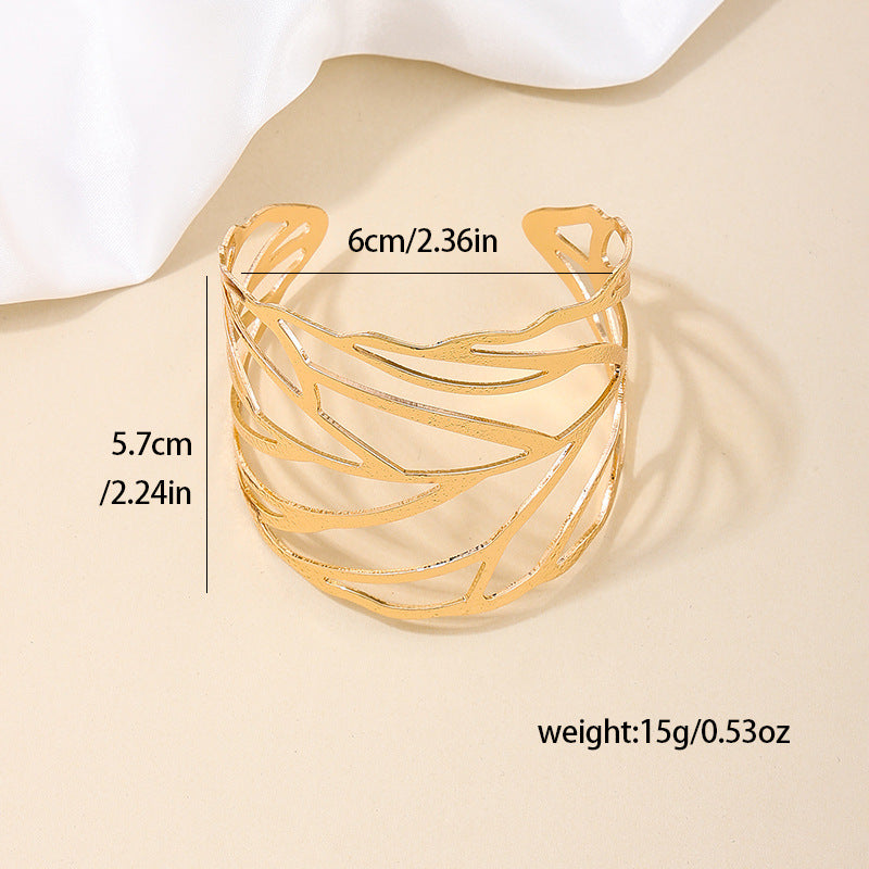 European and American Women's Metal Bracelet Set - Vienna Verve Collection