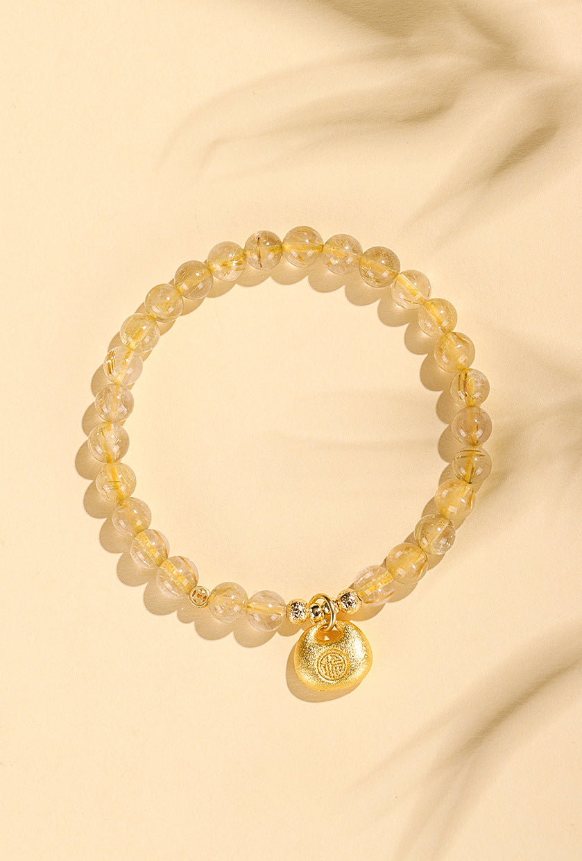 Planderful Fortune's Favor Bracelet – Elegant Crystal Beaded Design