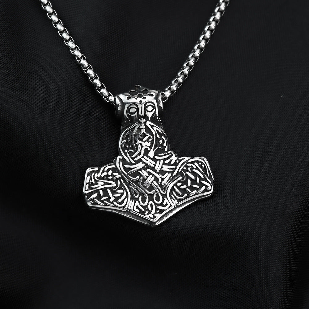 Viking Viking'S Stainless Steel Men's Pendant Necklace