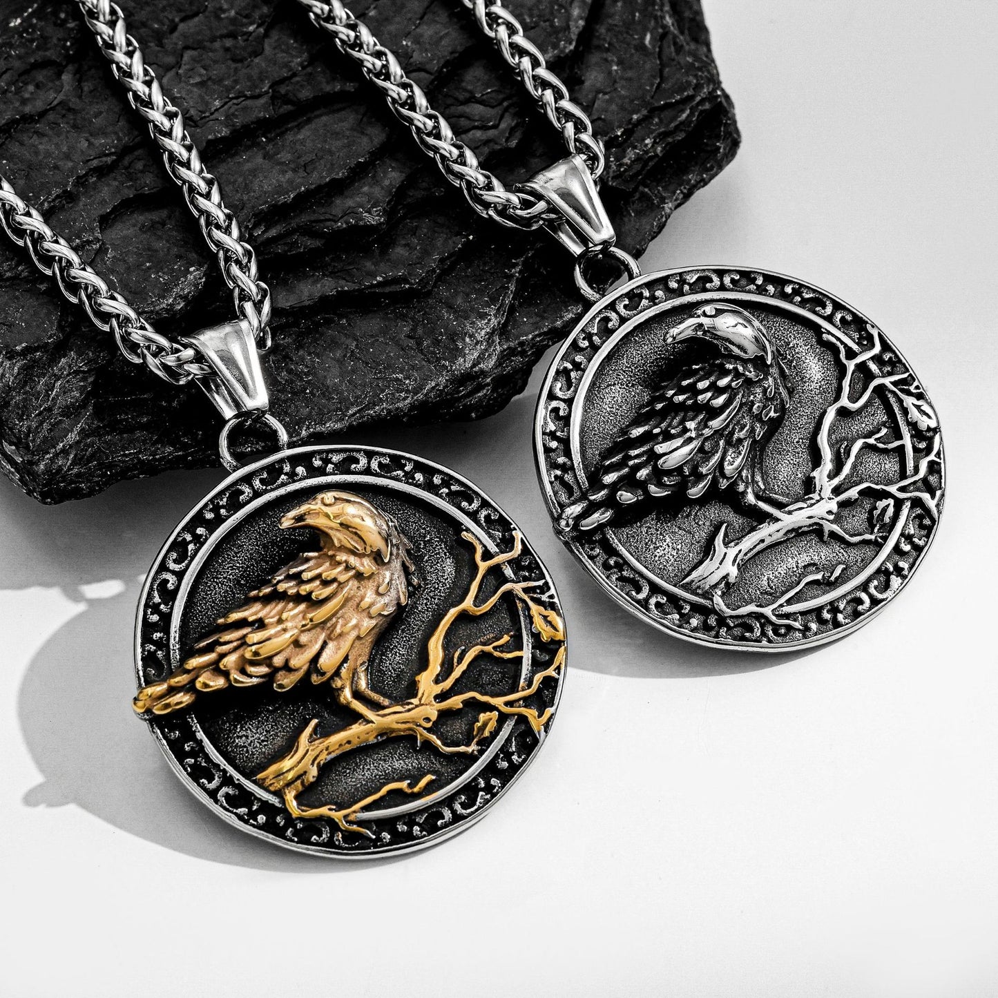 Planderful Everyday Genie Titanium Stainless Steel Pendant Necklace For Men Bold Domineering Masculine Style