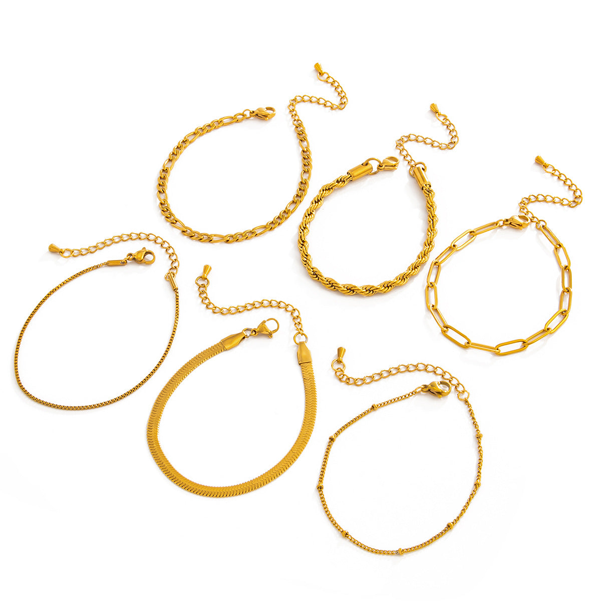 Planderful Vienna Verve Stainless Steel Snake Chain Bracelet With Zircon Beads For Women Elegant Statement