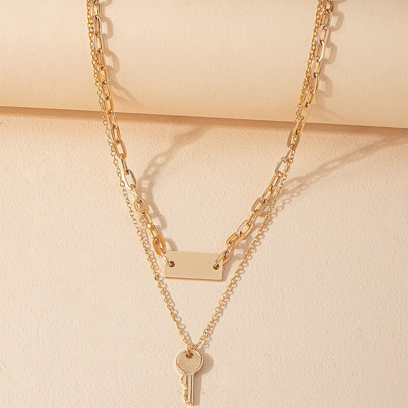 Double Cascade Key Necklace - Vienna Verve Collection