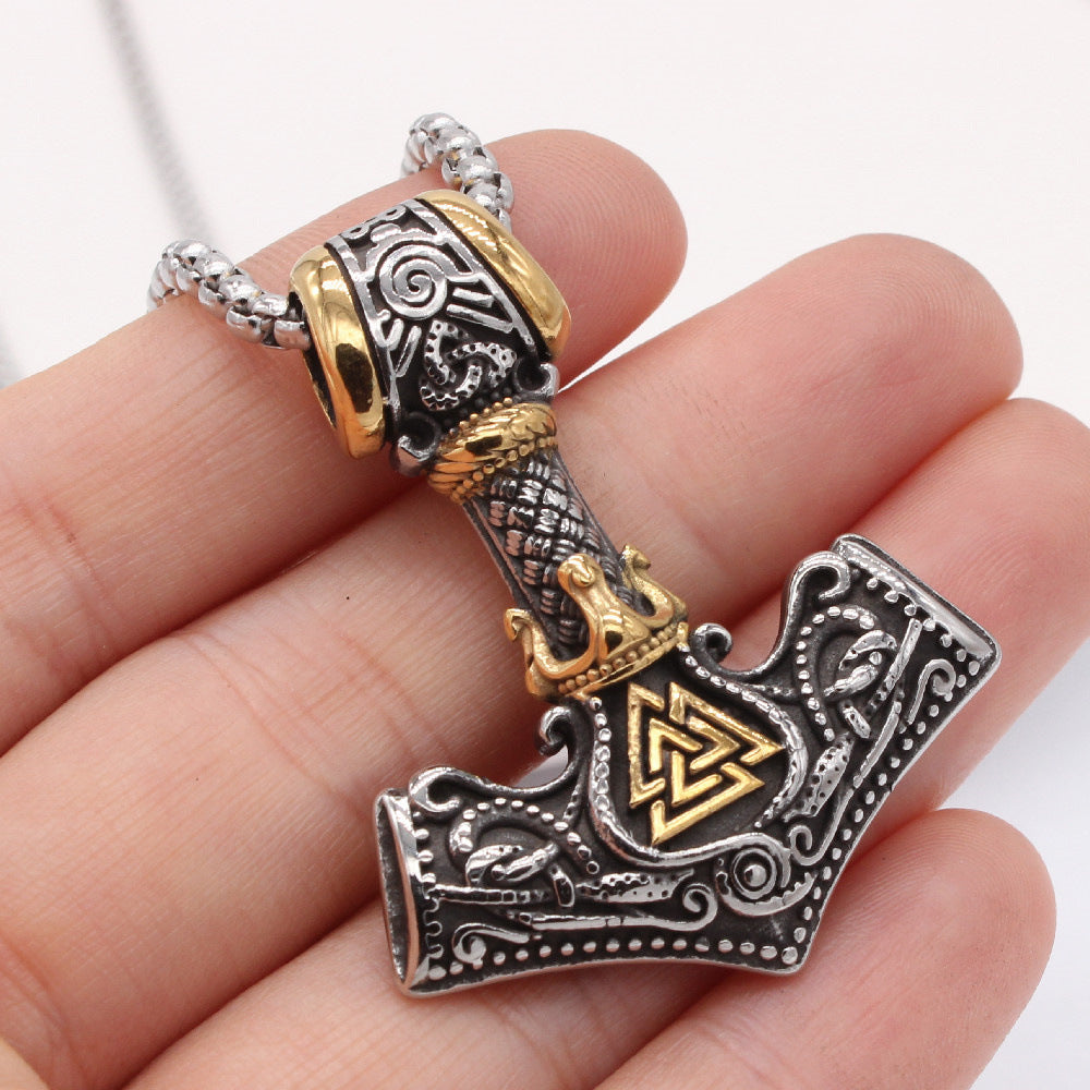 Viking Ship Anchor Pendant For Men And Women Titanium Steel Unisex Protection Charm Planderful