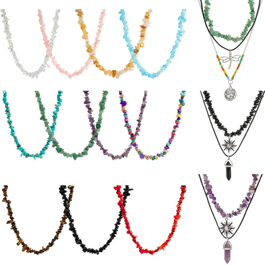 Dragonfly Crystal Verve Multi-layer Necklace for Pastoral Holiday