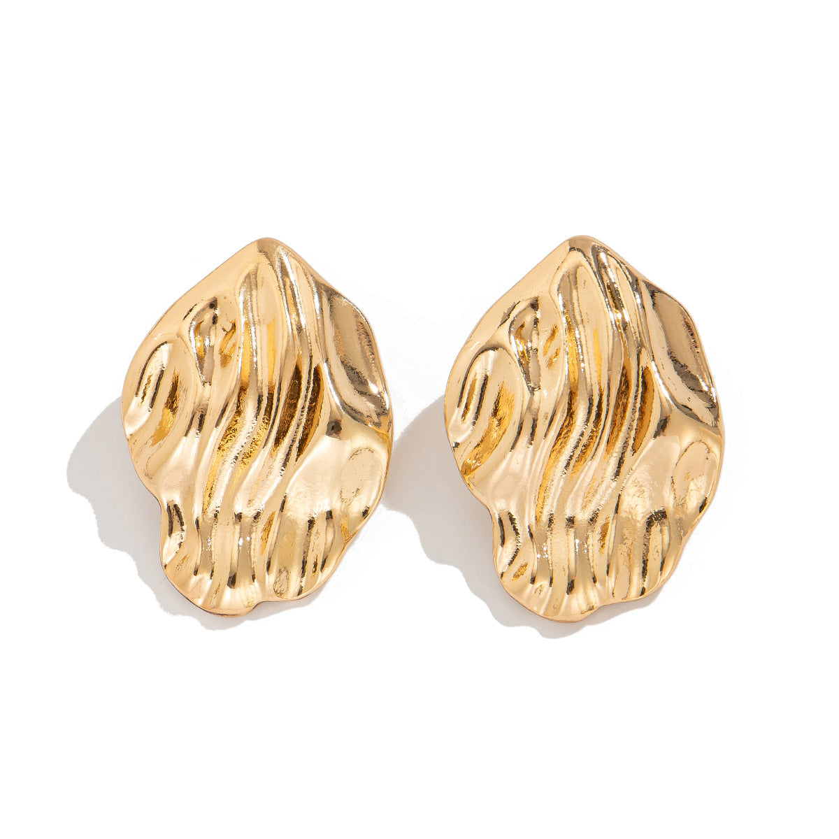 Planderful Vienna Verve Earrings – Elegant Fold Design