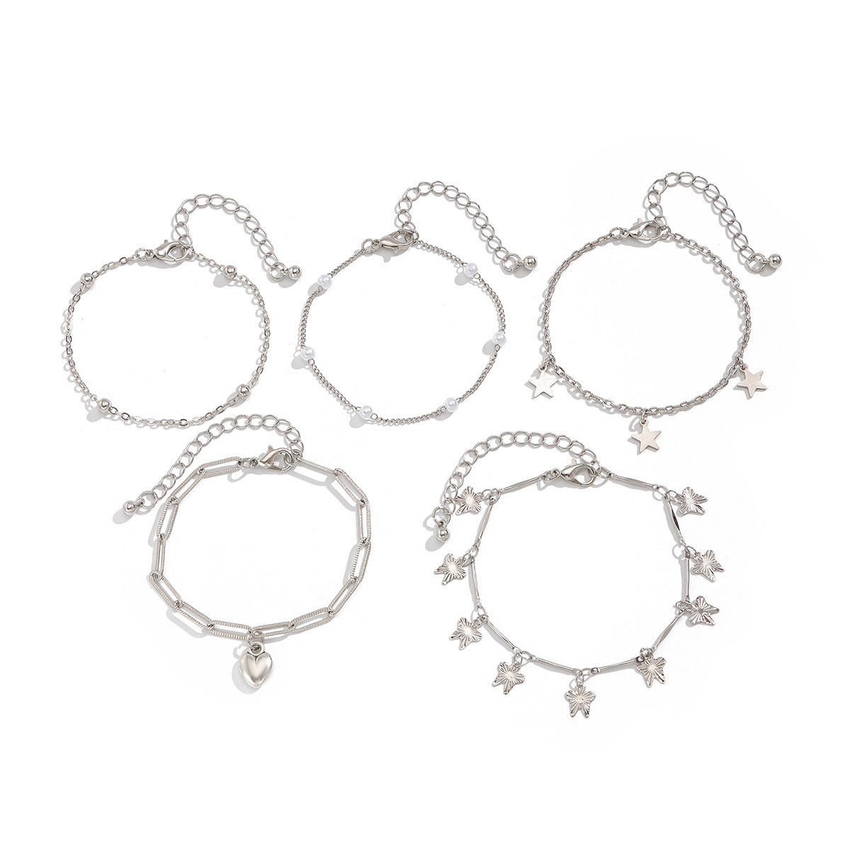 Planderful Pearl Bead Bracelet Vienna Verve Personalized Love Star Pendant For Women
