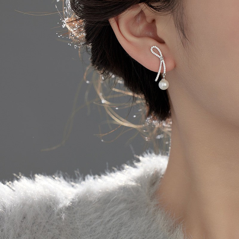 Pearl Elegant 925 Sterling Silver Women's Earrings