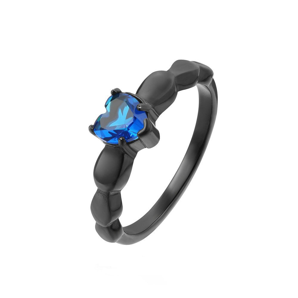 Heart Shaped Zircon Ring For Women By Planderful Everyday Genie Chic Statement Accessory