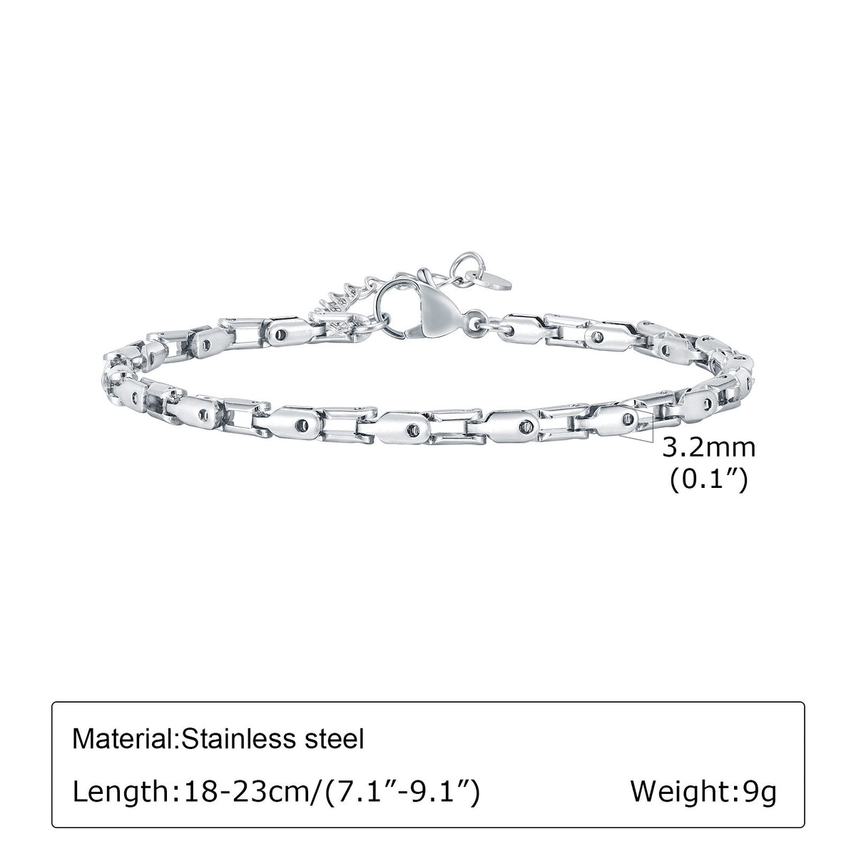 Vintage Stainless Steel Bracelet for Men