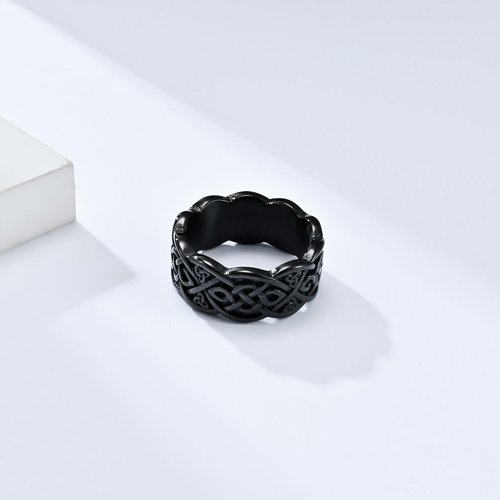 Cross-Border Nordic Viking Celtic Wolf Stainless Steel Ring