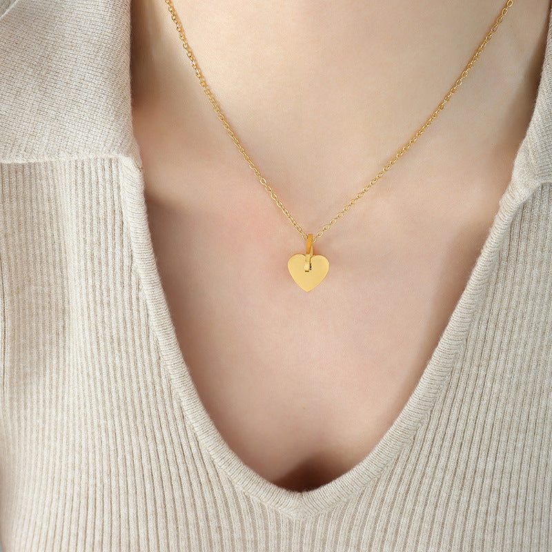 Love Connection Hollow Heart Pendant Necklace - Spring Collection