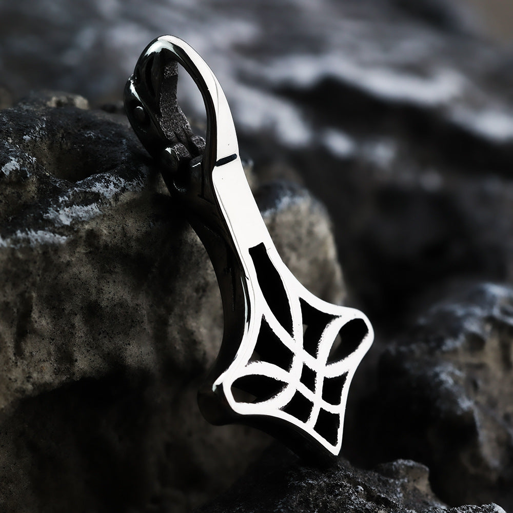 European And American Retro Men's Stainless Steel Viking Necklace