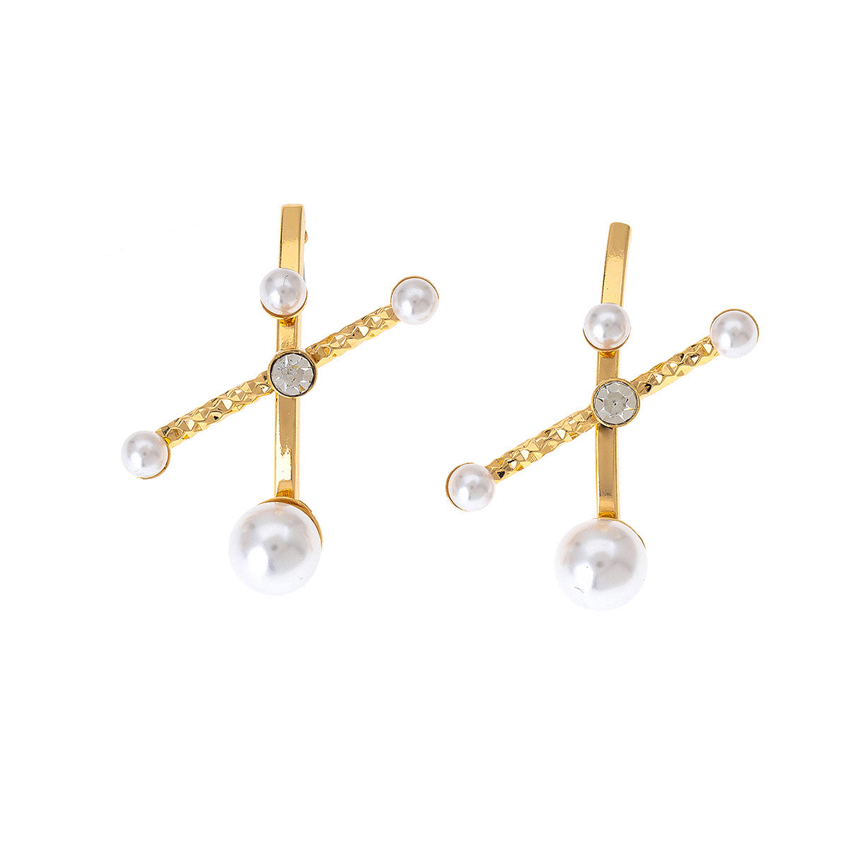 Planderful Vienna Verve Earrings – Exquisite Versatile Design with Zircon and Imitation Pearls