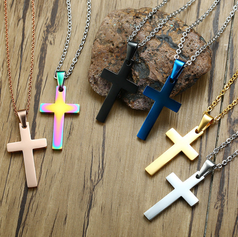 Cross Stainless Steel Necklace for Men