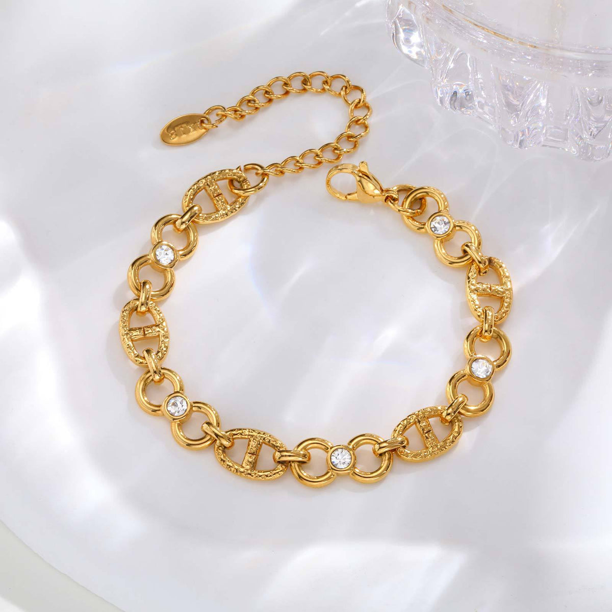 Zircon Stainless Steel Bracelet