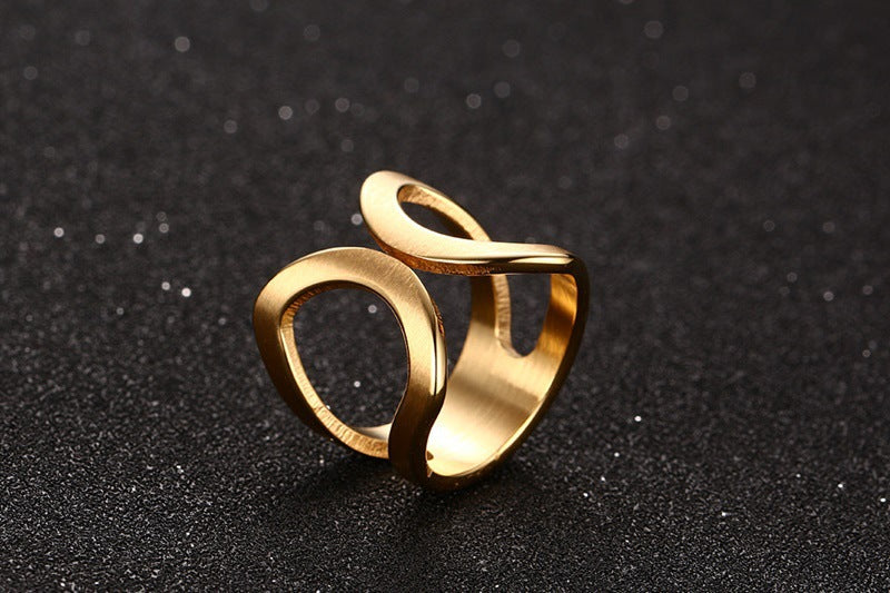 Cross-Border E-Commerce AliExpress Jewelry Gold Butterfly Ring