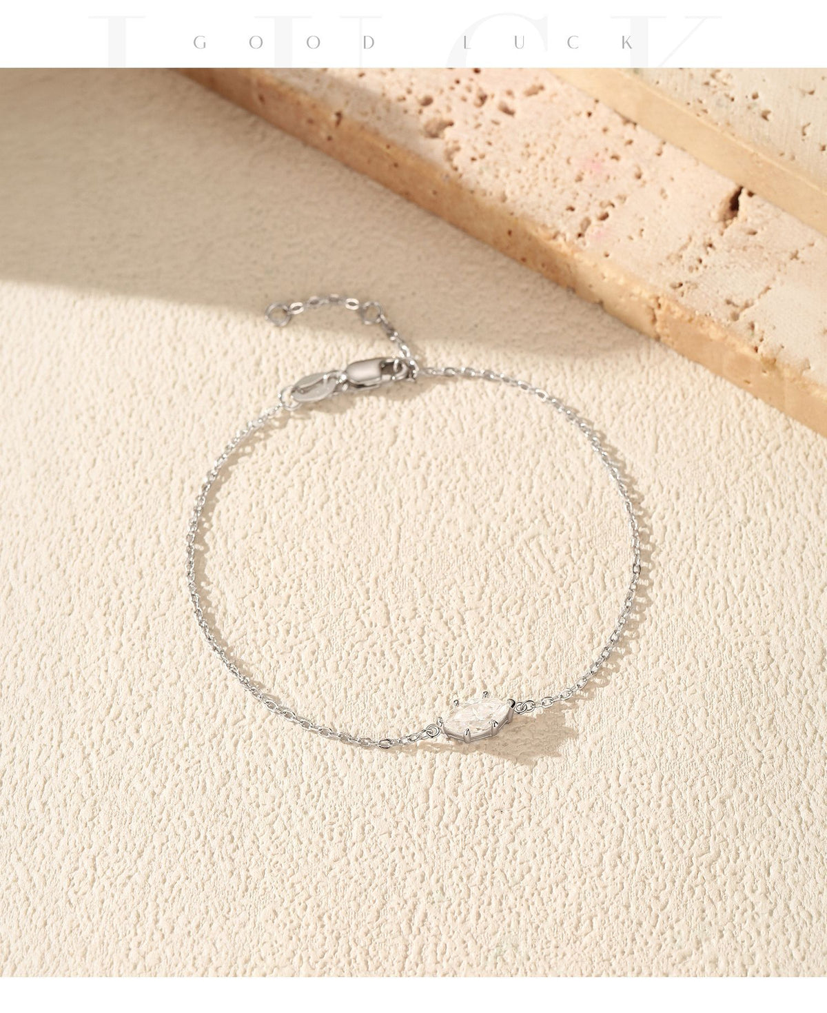 925 Sterling Silver 0.50 ct Moissanite Bracelet