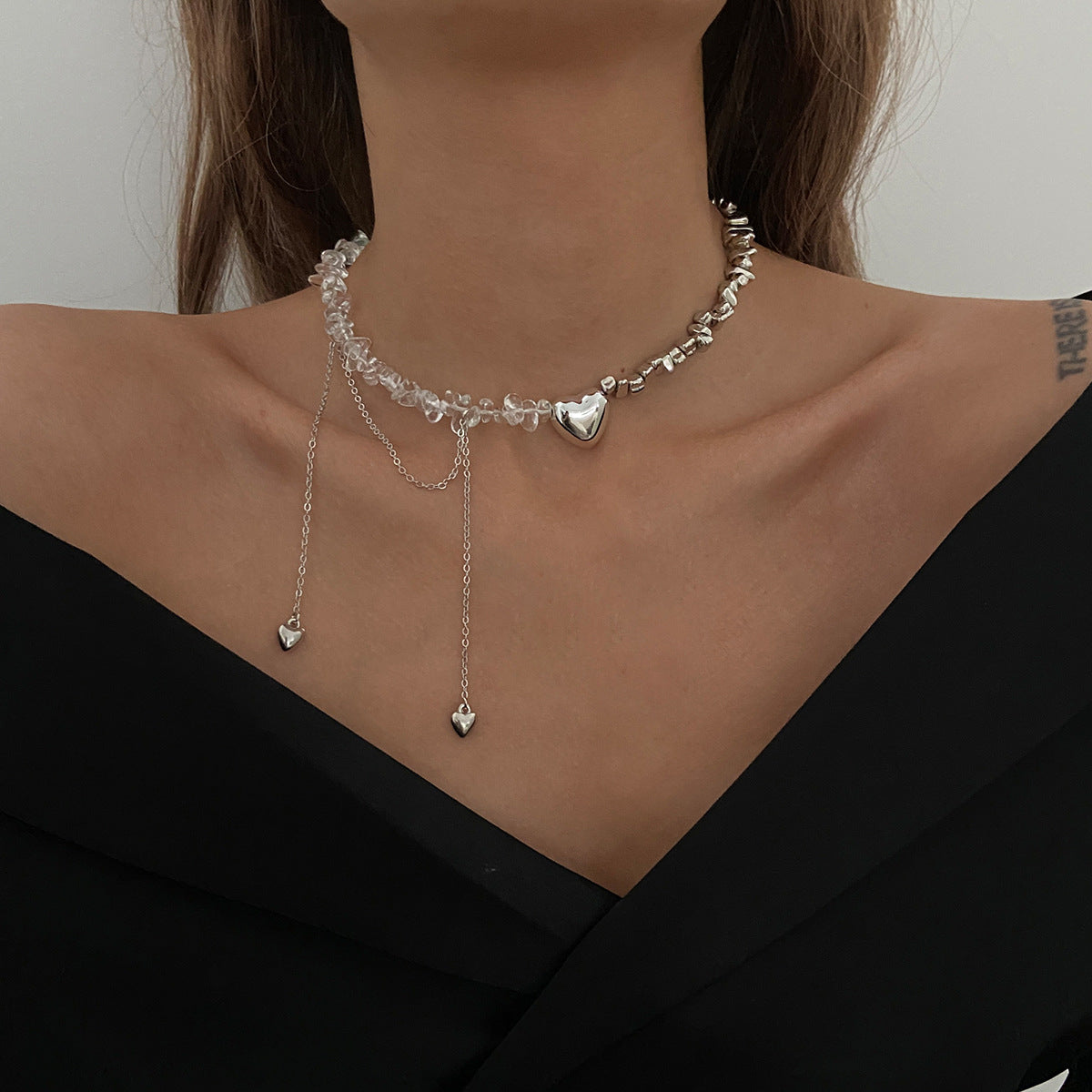 Planderful Vienna Verve Necklace – Elegant Multi-Layer Choker Design