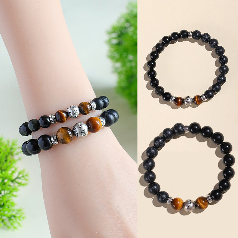 Planderful Fortune's Favor Bracelet – Natural Obsidian Gemstone for Wealth and Prosperity