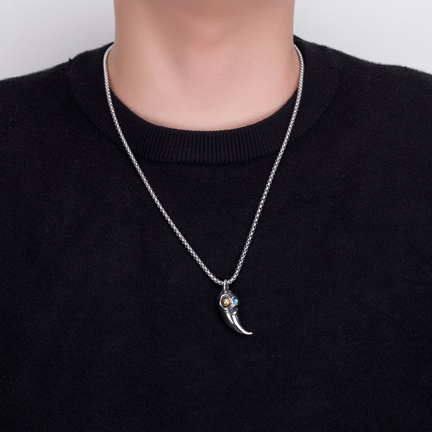 Steel Necklace – Luxury European American Style