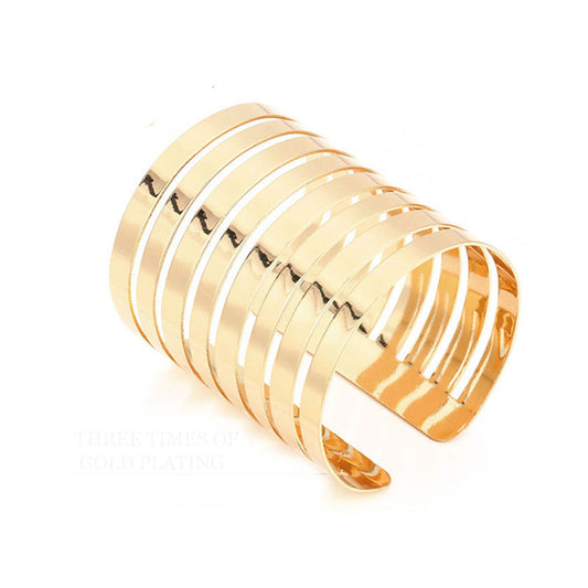 Nightclub Statement Bracelet with Cross Border Design