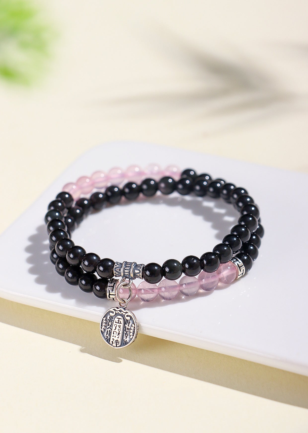 Planderful Fortune's Favor Bracelet – Premium Obsidian and Crystal Design