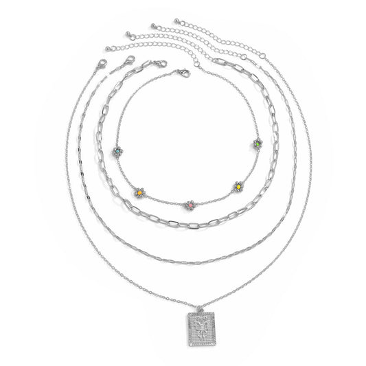 Planderful Vienna Verve Butterfly Layered Necklace For Women