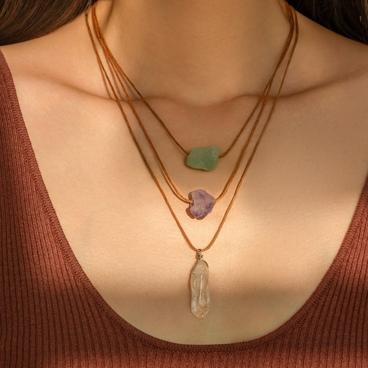 Planderful Vienna Verve Necklace – Adjustable Multi-Layer Design