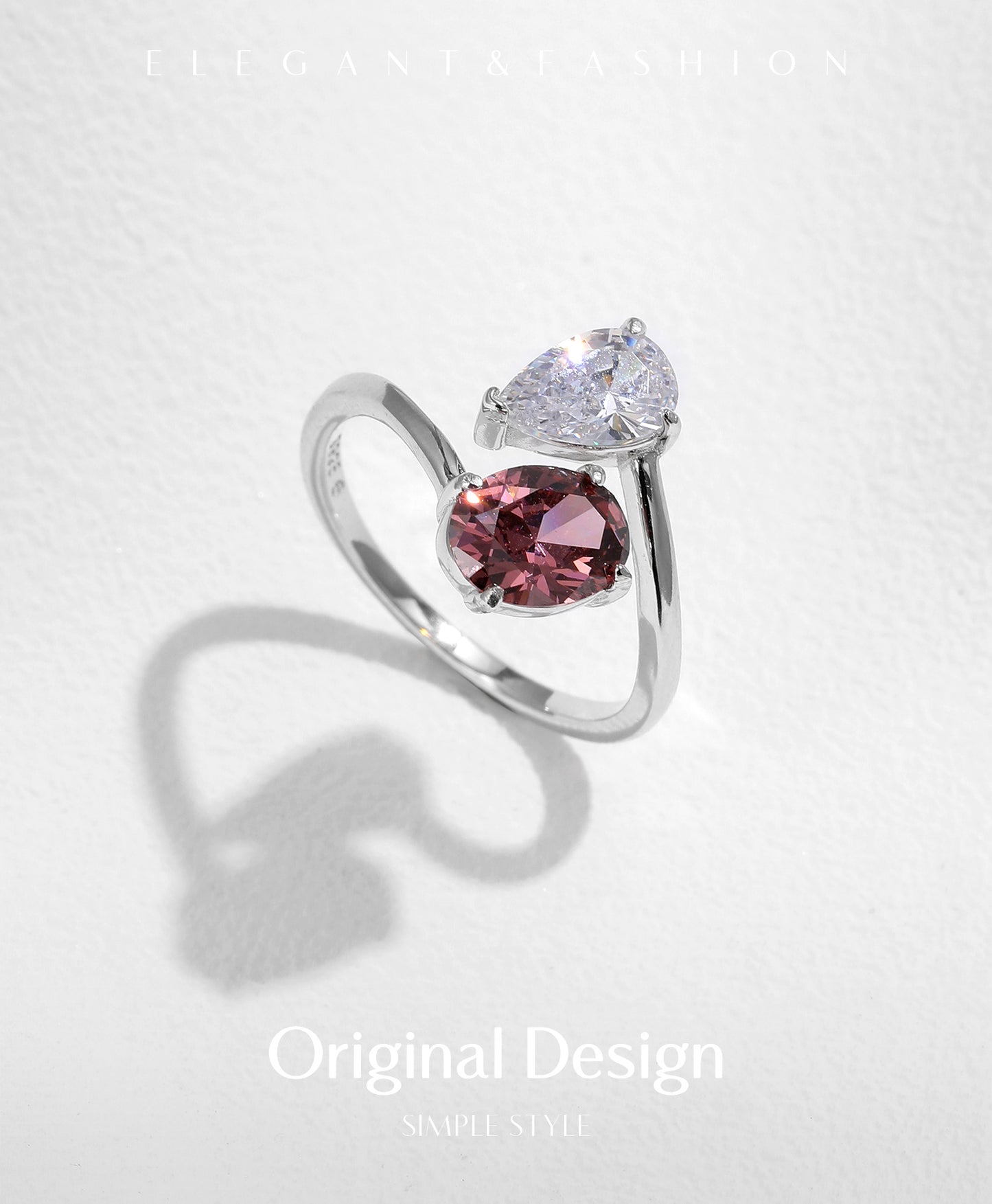 Planderful Gala Fireworks Ring – Irregular Lines with Contrasting Color Design