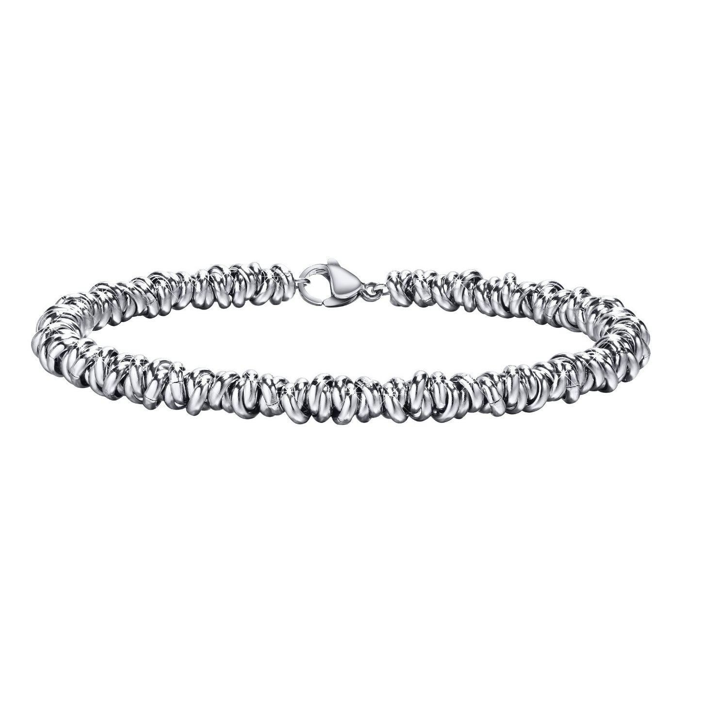 Stainless Steel Fashion Simple Unisex Open Ring Bracelet