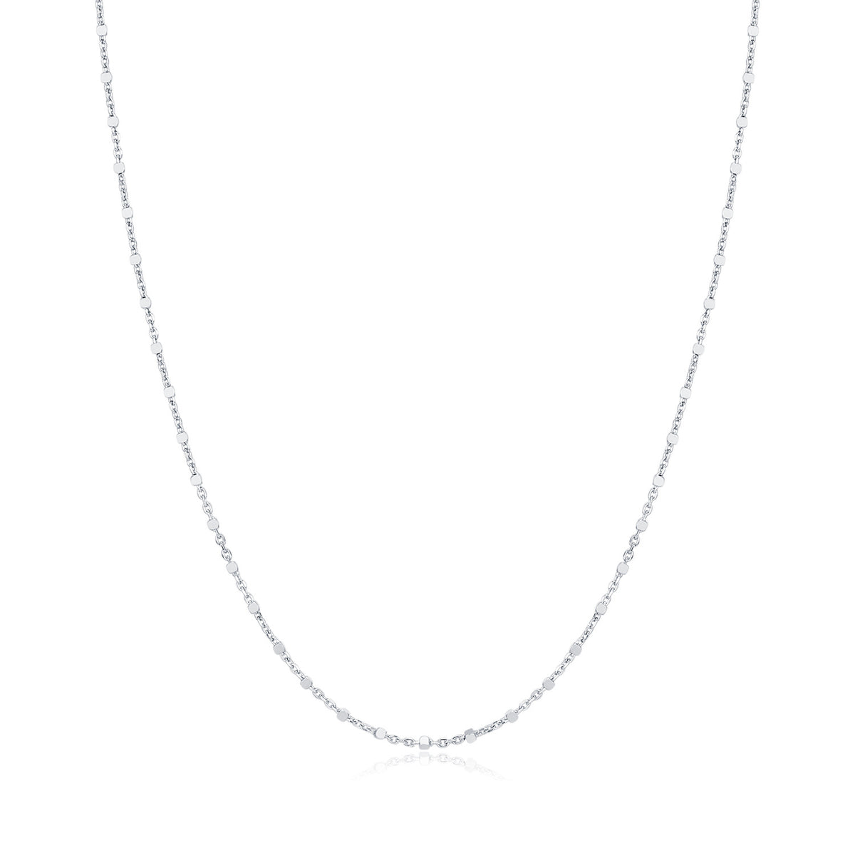 925 Sterling Silver Pendant-Free Chain Necklace