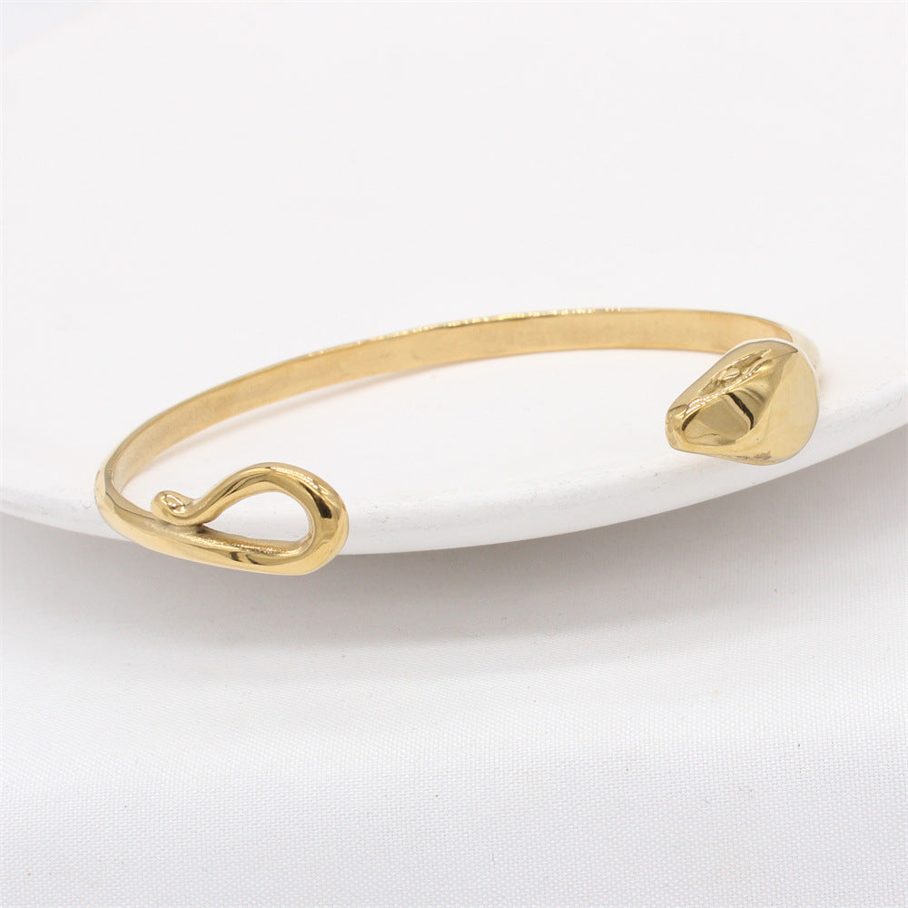 Titanium Steel Snake Bracelet Unisex For Men And Women Premium Durable Planderful Everyday Genie