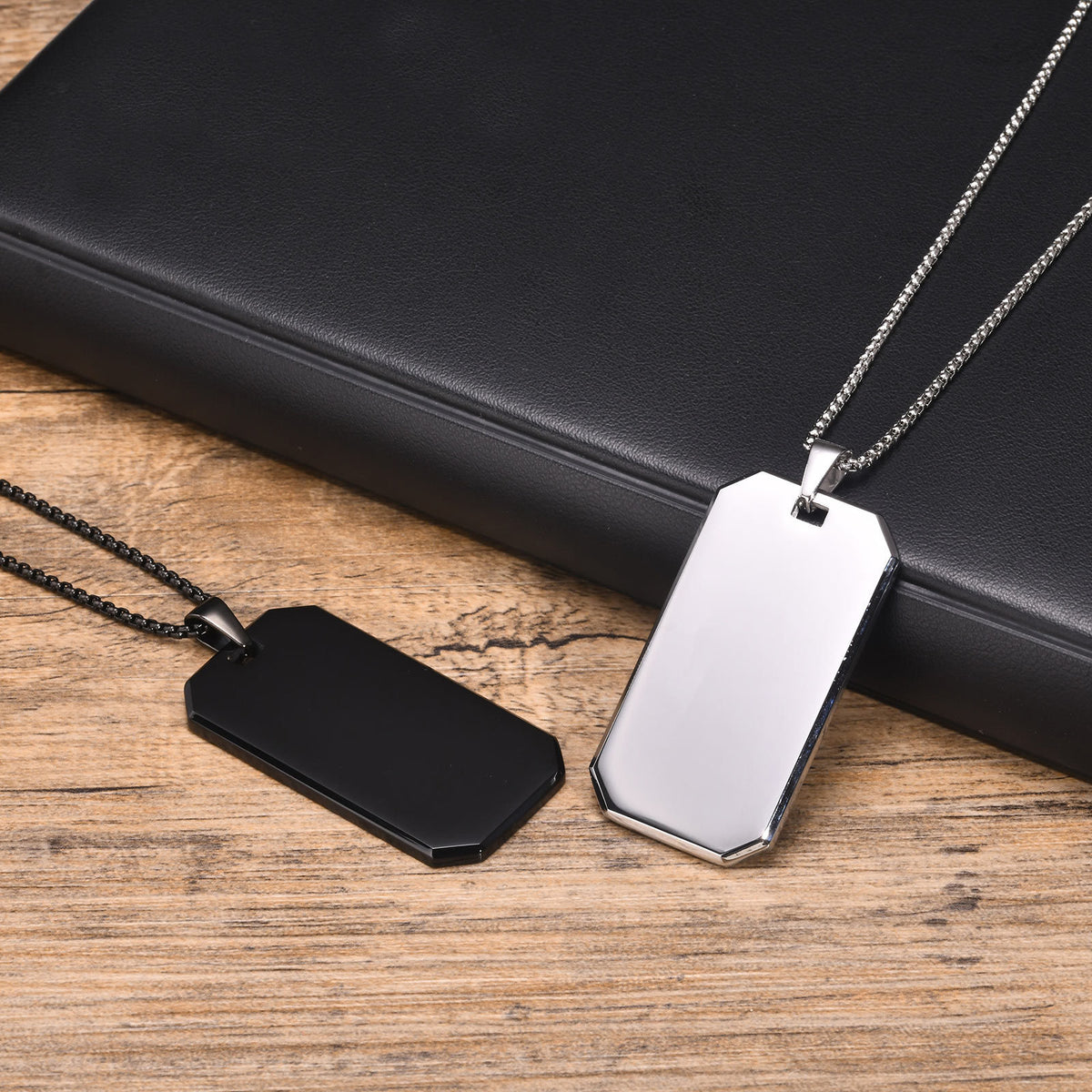Dog Tag Stainless Steel Necklace for Men
