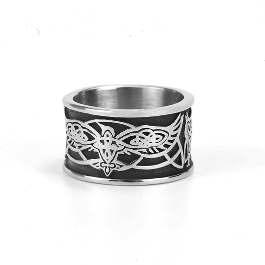 European And American Jewelry Men's Stainless Steel Eagle Ring