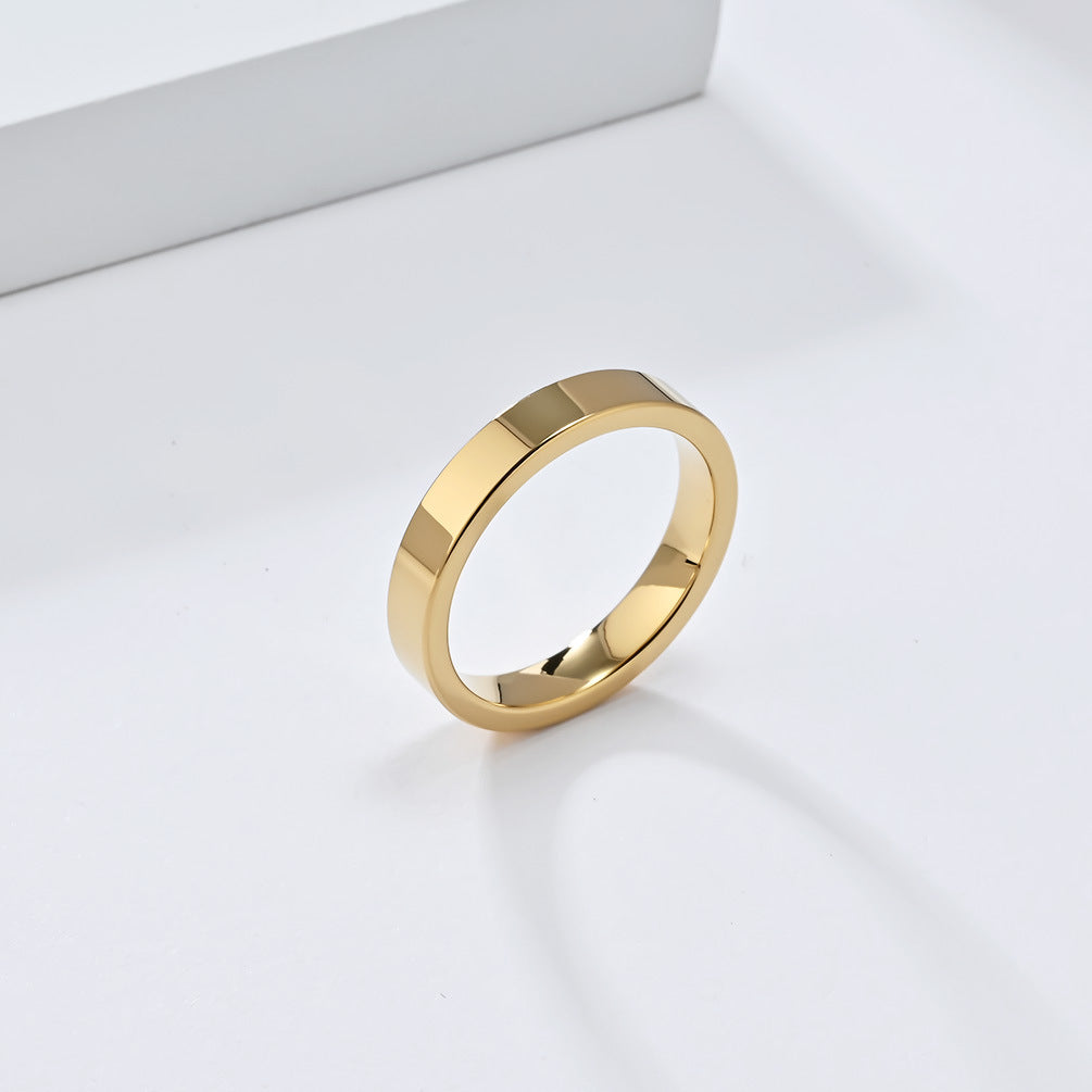 Planderful Everyday Genie Tungsten Steel Ring Unisex Luxury Wedding Band Gift for Couples