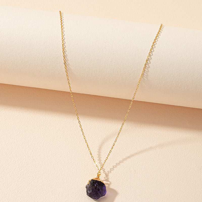 Europe & America's Trendy Crystal Necklace: Cross-Border Fashion Jewelry for O-Shaped Neck