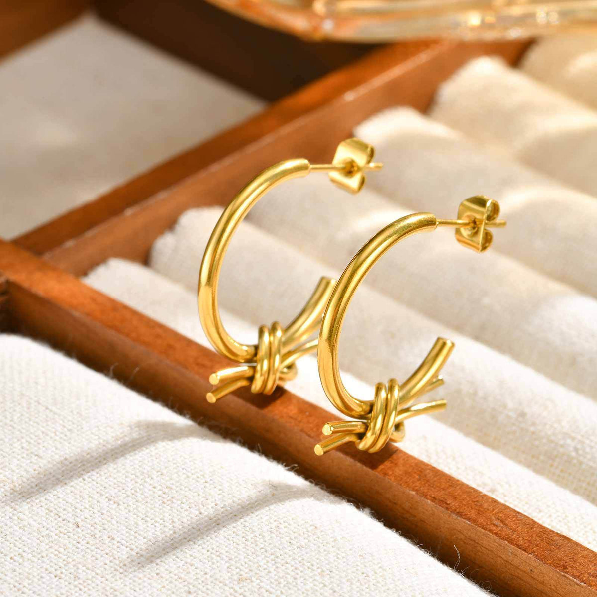 Modern Stainless Steel Earrings